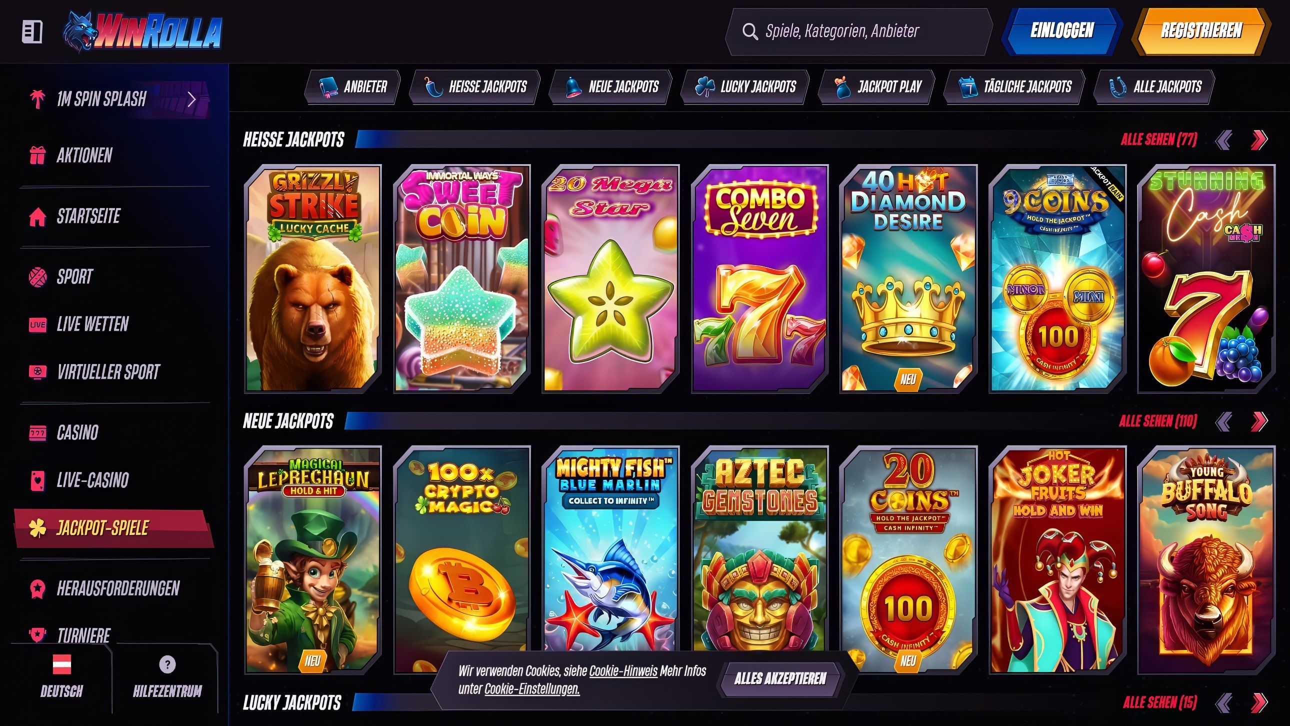 Winrolla desktop screenshot 2